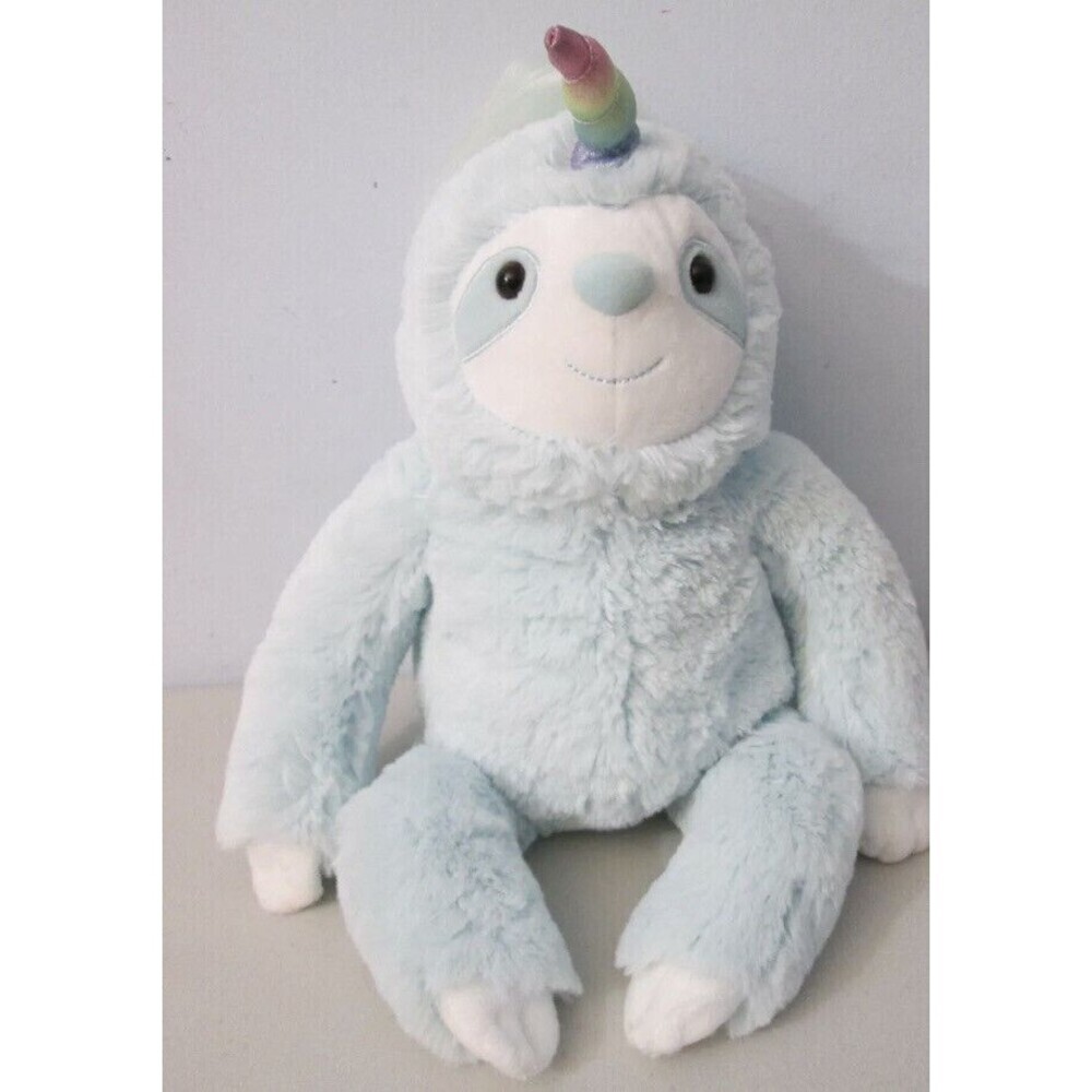 Gund Dazzle Sloth Unicorn Slothicorn Plush 14”Stuffed Animal Toy